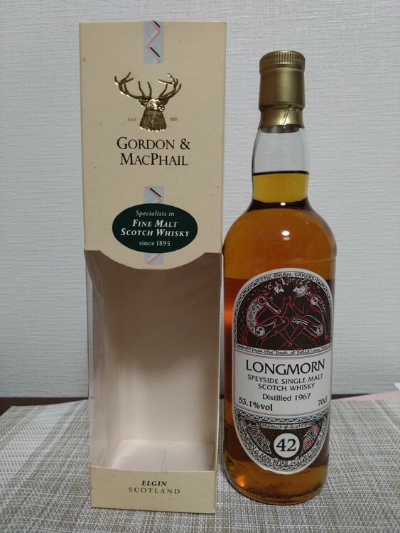 ロングモーン 42年（お酒）の商品画像 - 査定依頼日：2025年7月27日 - 最高査定価格：1,112,000円