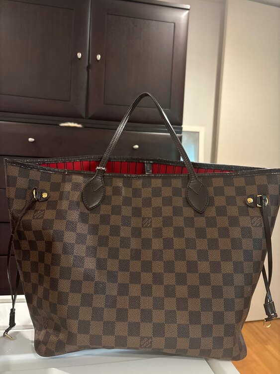 N51105 ダミエ ネヴァーフルMM ショルダートートバッグ エベヌ ビトン（ブランドバッグ）の商品画像 - 査定依頼日：2025年1月11日 - 最高査定価格：100,000円