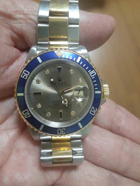 ロレックス サブマリーナー 16613SG（高級時計）の商品画像 - 査定依頼日：2025年8月7日 - 最高査定価格：1,810,000円