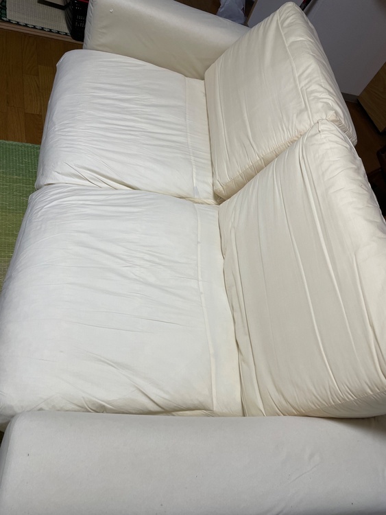 ソファ本体・２．５シーター・フェザー・ポケットコイル幅１９３×奥行９０×高さ７５（家具・寝具）の商品画像 - 査定依頼日：2026年4月29日