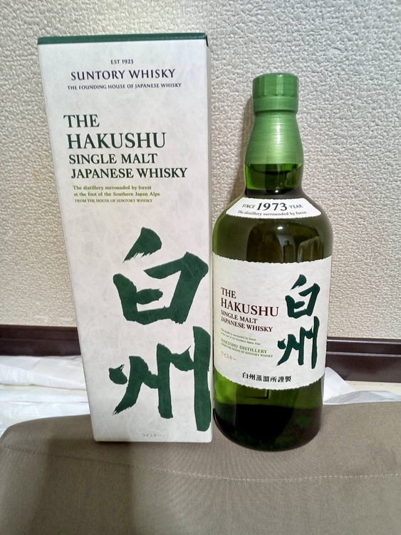 白州（お酒）の商品画像 - 査定依頼日：2026年5月28日 - 最高査定価格：9,600円