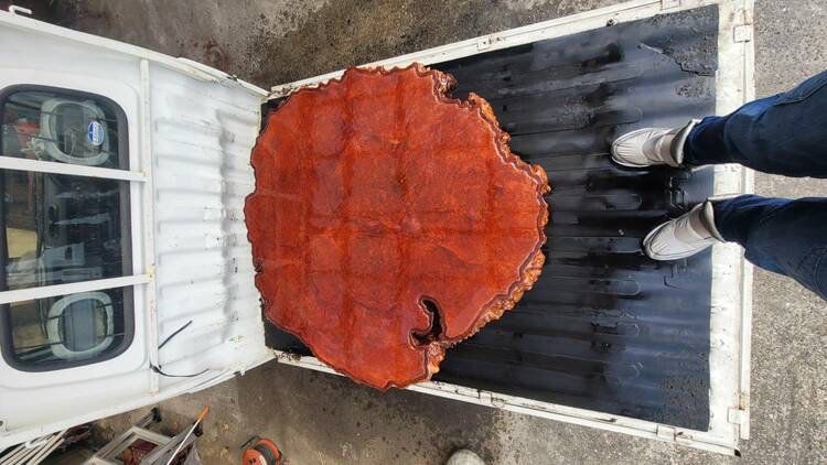 花梨テーブル（美術品・骨董品）の商品画像 - 査定依頼日：2026年3月6日 - 最高査定価格：3,000円