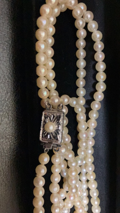 真珠2連ネックレス（宝石）の商品画像 - 査定依頼日：2025年6月13日 - 最高査定価格：1,000円