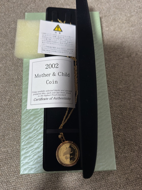 2002 Mother&ChildCoin（美術品・骨董品）の商品画像 - 査定依頼日：2026年4月1日 - 最高査定価格：211,000円