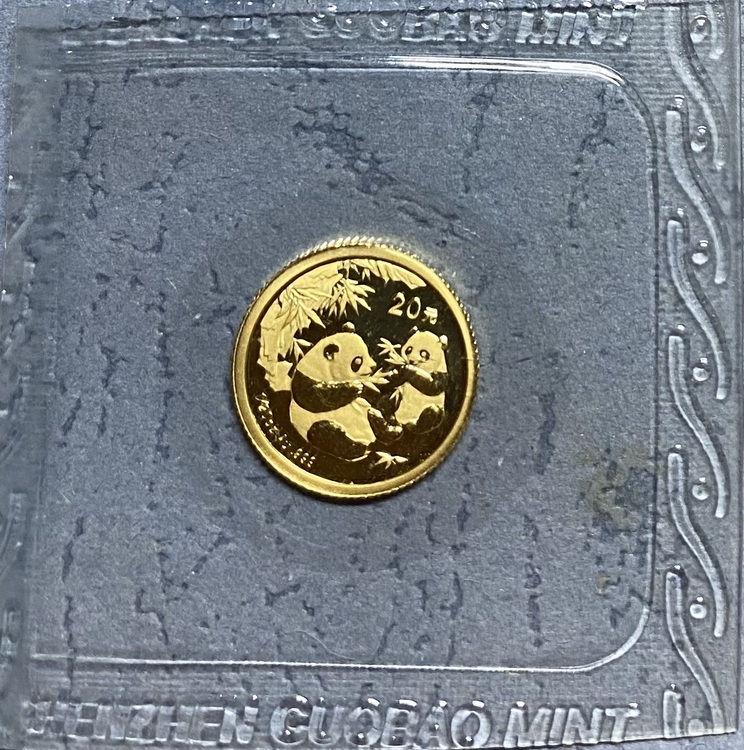 パンダ金貨20元2006年（金・貴金属）の商品画像 - 査定依頼日：2025年12月24日 - 最高査定価格：25,356円