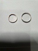 イニシャル入り結婚指輪のペア