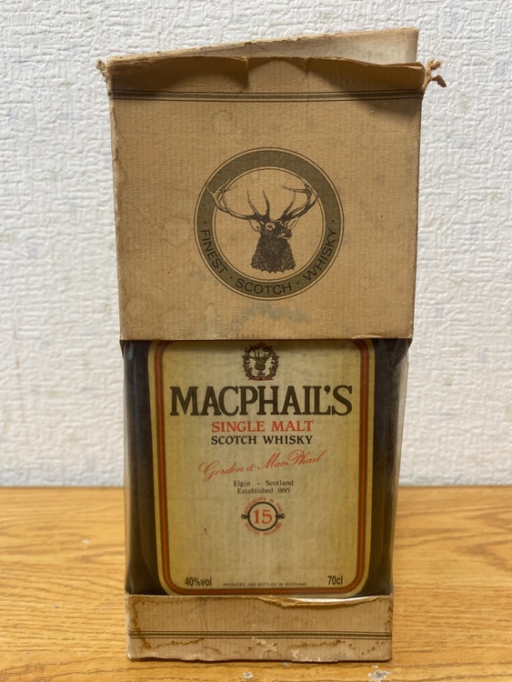 マクファイルシングルモルト　エルギン15年　700ml40%（お酒）の商品画像 - 査定依頼日：2026年1月7日 - 最高査定価格：16,000円