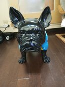 ヨーロピアンデコ　カラーブルドッグ犬飾り60CM（美術品・骨董品）の商品画像 - 査定依頼日：2026年6月25日 - 最高査定価格：2,000円