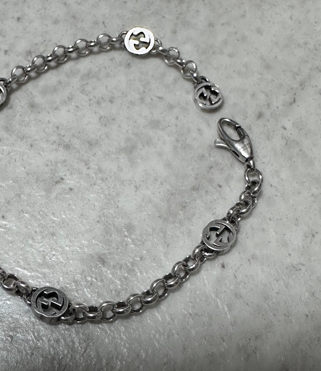 グッチ GUCCI インターロッキングG チェーン ブレスレット SV925 シルバー 731193（古着・ファッション）の商品画像 - 査定依頼日：2026年8月29日 - 最高査定価格：14,000円