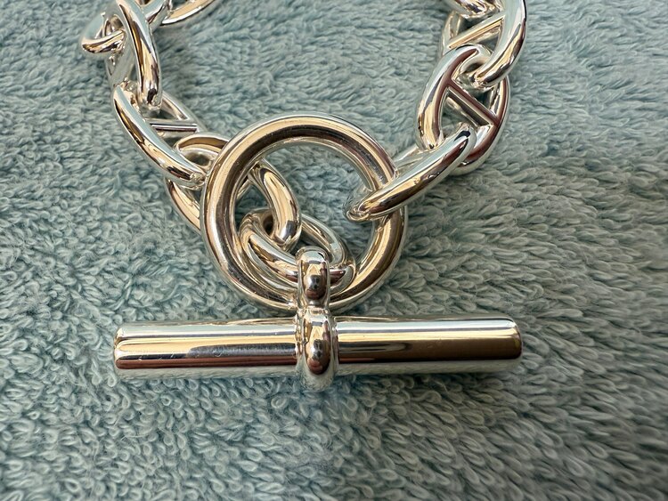 エルメス シェーヌ・ダンクル ブレスレット TGM12（金・貴金属）の商品画像 - 査定依頼日：2025年4月16日 - 最高査定価格：260,000円