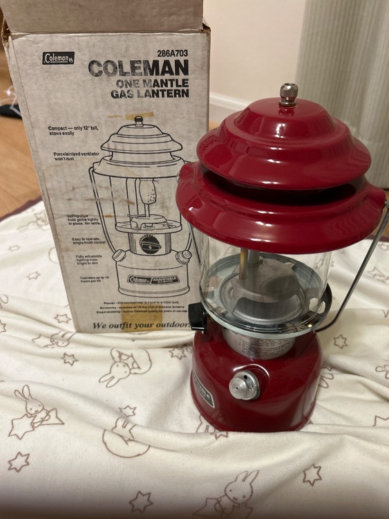 コールマンガスランタン286A703（アウトドア用品）の商品画像 - 査定依頼日：2025年9月27日 - 最高査定価格：2,000円