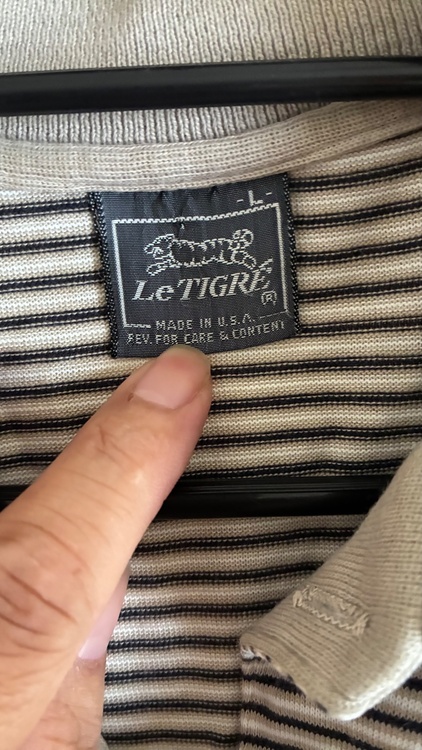 Le Tigre（ルティグレ）:ポロシャツ（古着・ファッション）の商品画像 - 査定依頼日：2026年7月13日 - 最高査定価格：100円