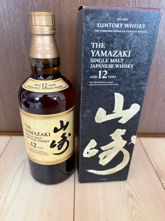 ウイスキー サントリー山崎 （お酒）の商品画像 - 査定依頼日：2026年4月18日 - 最高査定価格：21,200円