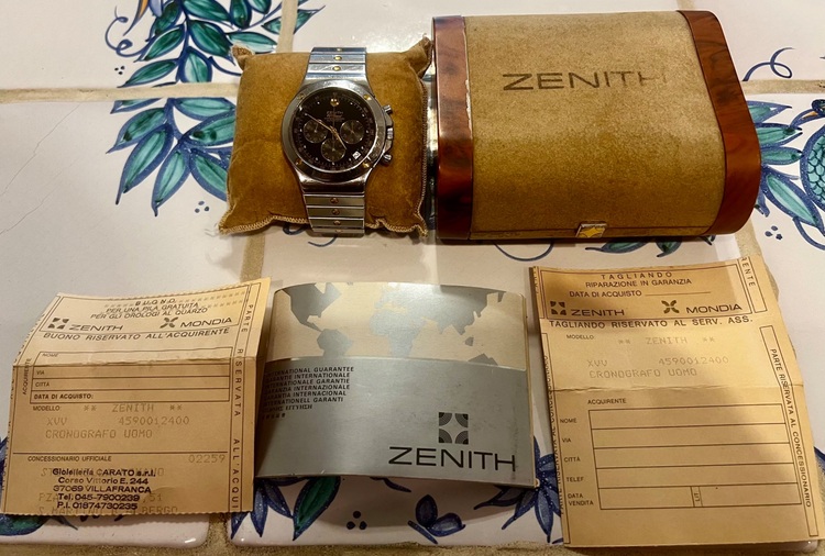 ゼニス エルプリメロ （高級時計）の商品画像 - 査定依頼日：2025年7月2日 - 最高査定価格：500,000円