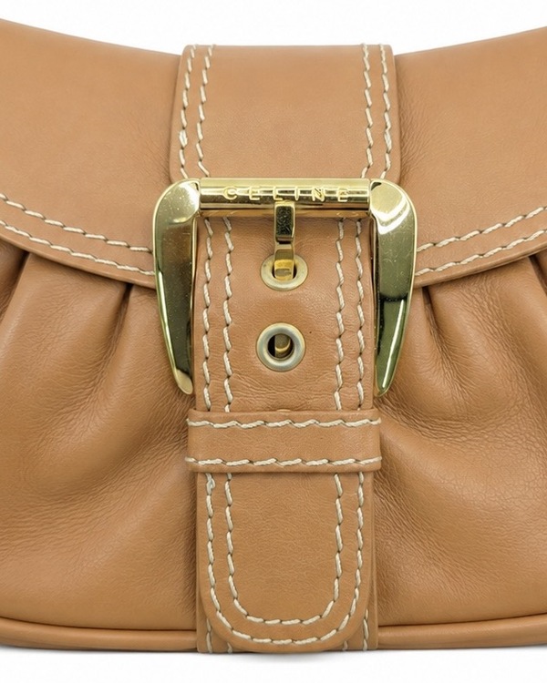 CELINE レザー ワンショルダーバッグ ブラウン ハンドバッグ（ブランドバッグ）の商品画像 - 査定依頼日：2026年7月7日 - 最高査定価格：50,000円