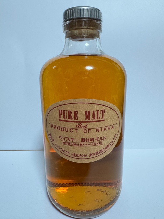 PURE MALT RED（お酒）の商品画像 - 査定依頼日：2025年6月22日 - 最高査定価格：2,000円