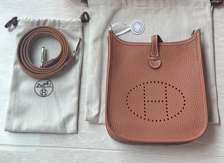 エブリン　アマゾーヌ　ゴールド　（ブランドバッグ）の商品画像 - 査定依頼日：2025年6月6日 - 最高査定価格：385,000円