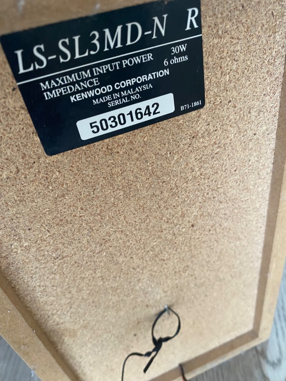 KENWOOD RXD-SL3MD（オーディオ・スピーカー）の商品画像 - 査定依頼日：2025年10月20日 - 最高査定価格：3,000円