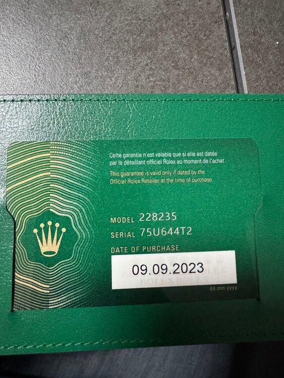 ロレックス デイデイト 22823（高級時計）の商品画像 - 査定依頼日：2025年5月31日 - 最高査定価格：7,800,000円