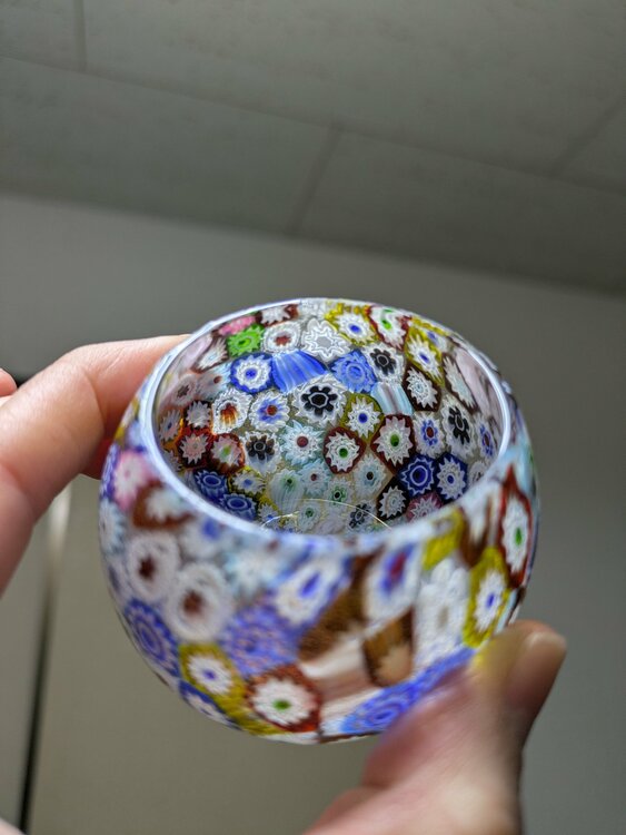 ミルフィオリ小鉢（美術品・骨董品）の商品画像 - 査定依頼日：2026年3月26日 - 最高査定価格：2,000円