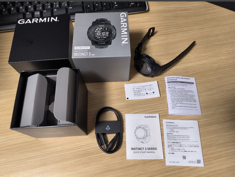 GARMIN Instinct 3 Dual Power Tactical  B（高級時計）の商品画像 - 査定依頼日：2025年10月14日 - 最高査定価格：27,100円