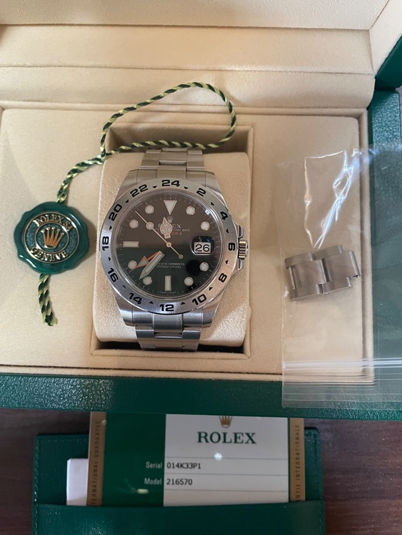 ロレックス エクスプローラー 21657（高級時計）の商品画像 - 査定依頼日：2025年11月26日 - 最高査定価格：1,300,000円