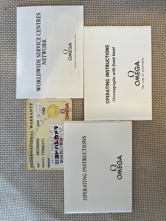 オメガ スピードマスター 3572500（高級時計）の商品画像 - 査定依頼日：2026年1月20日 - 最高査定価格：620,000円