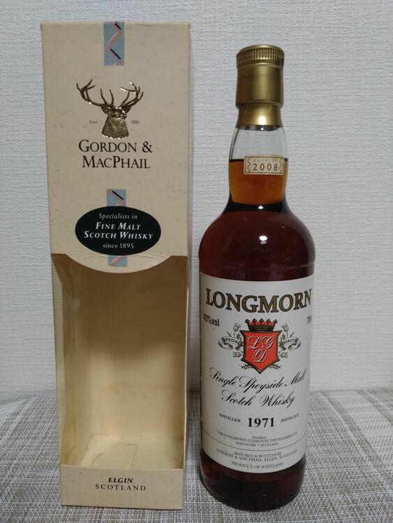 ロングモーン　1971（お酒）の商品画像 - 査定依頼日：2025年7月27日 - 最高査定価格：1,112,000円