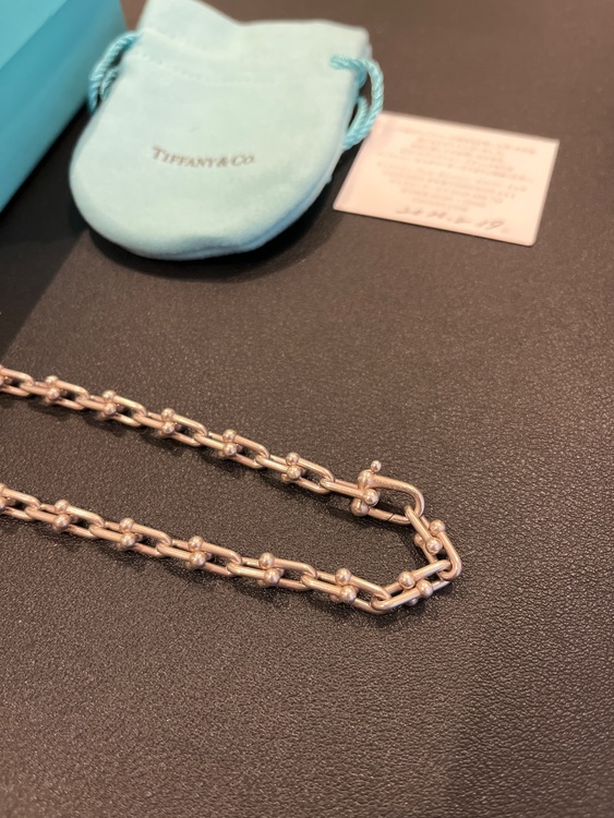 Tiffany ハードウェア　リンクネックレス（金・貴金属）の商品画像 - 査定依頼日：2025年6月5日 - 最高査定価格：145,000円
