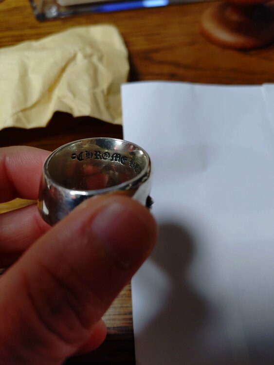 クロムハーツ クラシックオーバルクロス リング（古着・ファッション）の商品画像 - 査定依頼日：2026年2月17日 - 最高査定価格：30,000円