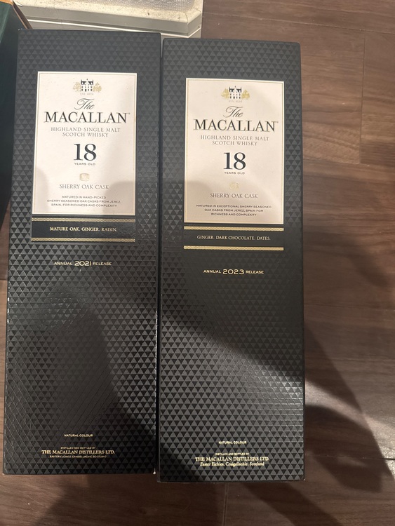 マッカラン18（お酒）の商品画像 - 査定依頼日：2025年11月3日 - 最高査定価格：85,000円