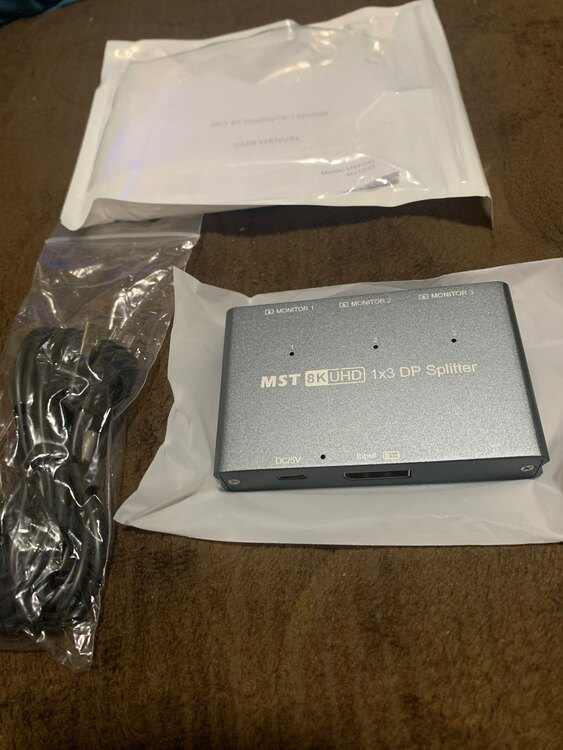 MST 8K UHD 1×3 DP Splitter（家電）の商品画像 - 査定依頼日：2025年1月15日 - 最高査定価格：2,100円