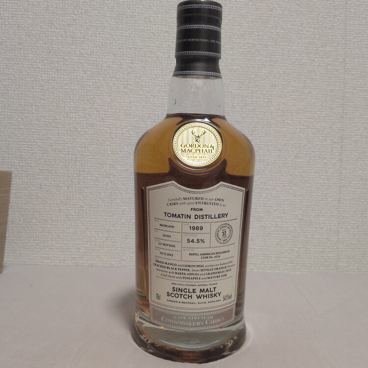 トマーティン32年（お酒）の商品画像 - 査定依頼日：2026年7月20日 - 最高査定価格：50,000円