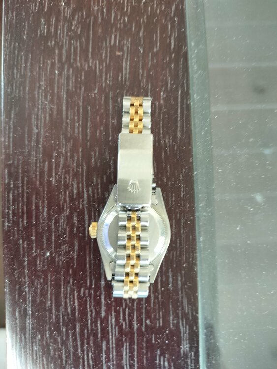 ロレックス デイトジャスト レディース　シルバーゴールドこんひ（高級時計）の商品画像 - 査定依頼日：2026年2月21日 - 最高査定価格：880,000円