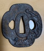 刀の鍔（美術品・骨董品）の商品画像 - 査定依頼日：2025年1月13日 - 最高査定価格：300円