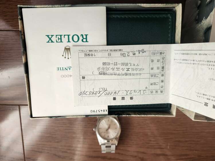 ロレックス エアキング 14000/x845790（高級時計）の商品画像 - 査定依頼日：2025年2月20日 - 最高査定価格：600,000円