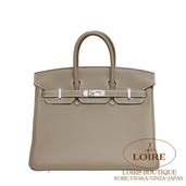 バーキン 25cm エトゥープ トゴ シルバー金具（ブランドバッグ）の商品画像 - 査定依頼日：2025年12月4日 - 最高査定価格：3,300,000円