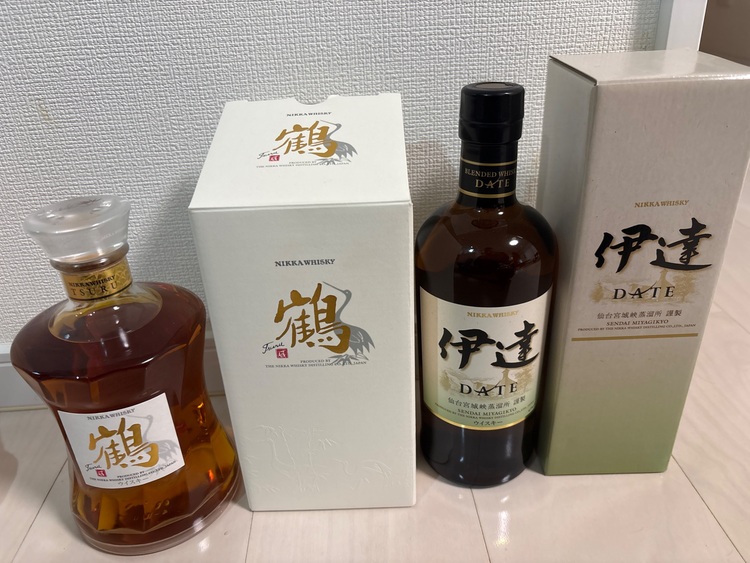 ニッカ蒸留所限定鶴（お酒）の商品画像 - 査定依頼日：2025年9月29日 - 最高査定価格：19,600円