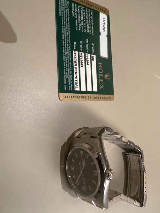 116264（高級時計）の商品画像 - 査定依頼日：2025年2月7日 - 最高査定価格：930,000円