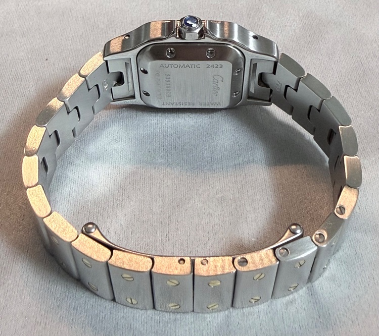 Cartier カルティエ サントス ガルベ 自動巻き Ref.2423（高級時計）の商品画像 - 査定依頼日：2026年9月17日 - 最高査定価格：580,000円