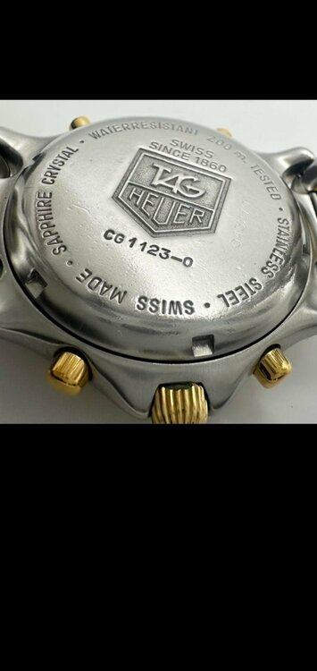 タグホイヤー その他 CG1123（高級時計）の商品画像 - 査定依頼日：2026年2月10日 - 最高査定価格：950,000円