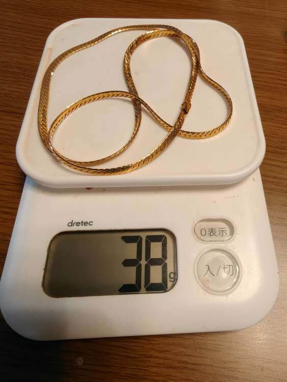 ネックレス　38グラム（金・貴金属）の商品画像 - 査定依頼日：2025年4月21日 - 最高査定価格：475,000円