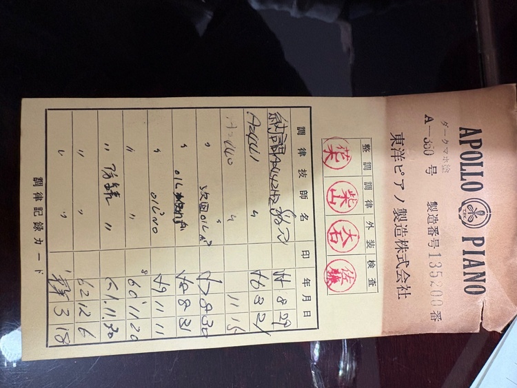 APOLLO A-350（ピアノ・楽器・PA機材）の商品画像 - 査定依頼日：2026年2月23日 - 最高査定価格：10,000円