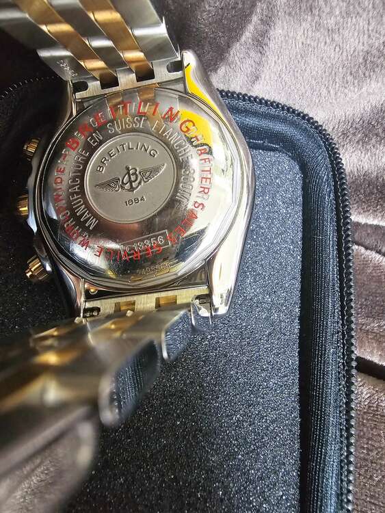 ブライトリング クロノマット 13356（高級時計）の商品画像 - 査定依頼日：2025年3月18日 - 最高査定価格：500,000円