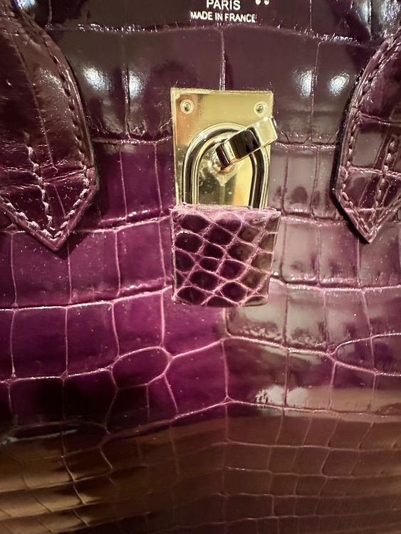バーキン　クロコ30 超美品　アメジスト　紫色（ブランドバッグ）の商品画像 - 査定依頼日：2025年10月11日 - 最高査定価格：4,000,000円