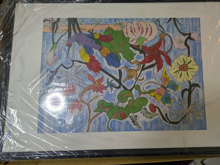 ジミー大西お花畑（美術品・骨董品）の商品画像 - 査定依頼日：2026年5月1日 - 最高査定価格：5,000円