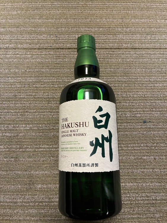 白州（お酒）の商品画像 - 査定依頼日：2026年10月5日 - 最高査定価格：9,700円