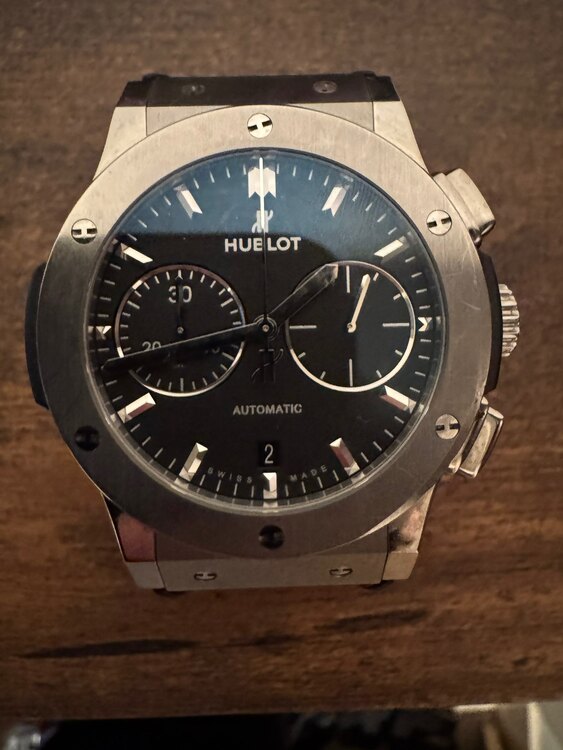 ウブロ クラシックフュージョン クロノグラフちたにく（高級時計）の商品画像 - 査定依頼日：2025年4月29日 - 最高査定価格：800,000円