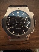 ウブロ クラシックフュージョン クロノグラフちたにく（高級時計）の商品画像 - 査定依頼日：2025年4月29日 - 最高査定価格：800,000円