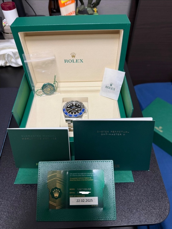 GMTマスターⅡバットマン（高級時計）の商品画像 - 査定依頼日：2026年4月15日 - 最高査定価格：2,750,000円